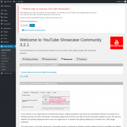 Page screenshot: Video Settings &rarr; Resources