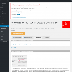 Page screenshot: Video Settings &rarr; Resources