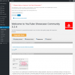 Page screenshot: Video Settings &rarr; Resources