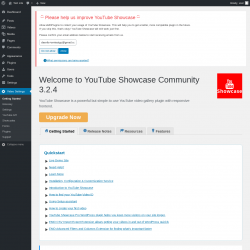 Page screenshot: Getting Started &lsaquo; Test site &mdash; WordPress