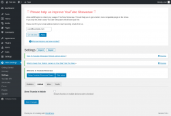 Page screenshot: Video Settings &rarr; Settings &rarr; Global