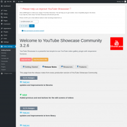 Page screenshot: Video Settings &rarr; Release Notes