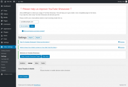 Page screenshot: Video Settings &rarr; Settings &rarr; Global