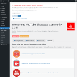 Page screenshot: Video Settings &rarr; Features