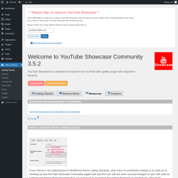 Page screenshot: Video Settings → Resources