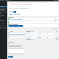 Page screenshot: Videos → Categories