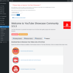 Page screenshot: Video Settings → Features