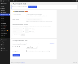 Page screenshot: Shift Scheduler &rarr; Auto-Generate