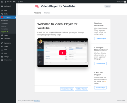 Page screenshot: YT Players → Dashboard