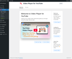 Page screenshot: YT Players → Help & Support