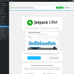 Page screenshot: CRM Settings
