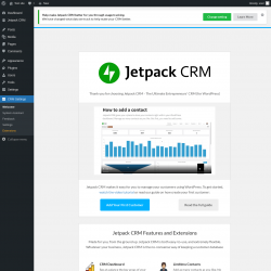 Page screenshot: CRM Settings