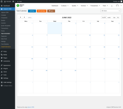 Page screenshot: Jetpack CRM  &rarr; Task Scheduler