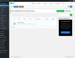 Page screenshot: Jetpack CRM  &rarr; Forms