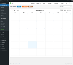 Page screenshot: Jetpack CRM  &rarr; Task Scheduler