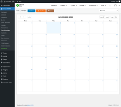 Page screenshot: Jetpack CRM  &rarr; Task Scheduler