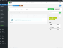 Page screenshot: Jetpack CRM  &rarr; Contacts