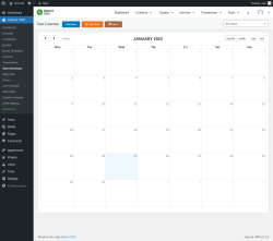 Page screenshot: Jetpack CRM  &rarr; Task Scheduler