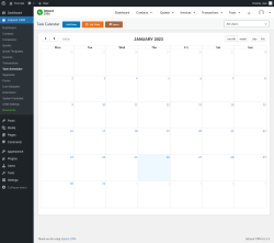 Page screenshot: Jetpack CRM  &rarr; Task Scheduler