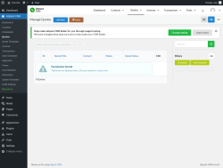 Page screenshot: Jetpack CRM  &rarr; Quotes