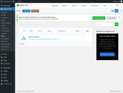 Page screenshot: Jetpack CRM  &rarr; Forms