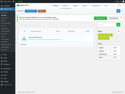 Page screenshot: Jetpack CRM  &rarr; Contacts