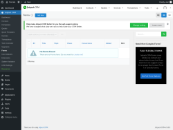 Page screenshot: Jetpack CRM  &rarr; Forms