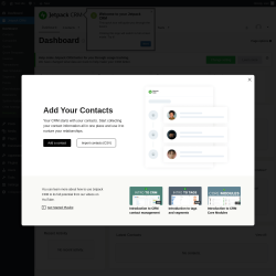 Page screenshot: Jetpack CRM 