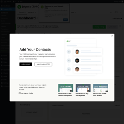 Page screenshot: Jetpack CRM 