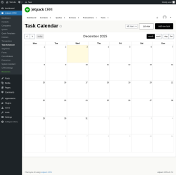 Page screenshot: Jetpack CRM  &rarr; Task Scheduler