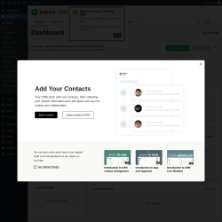 Page screenshot: Jetpack CRM 