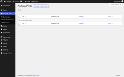 Page screenshot: Portfolio Posts