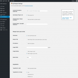 Page screenshot: Zip Recipes