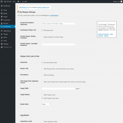 Page screenshot: Zip Recipes