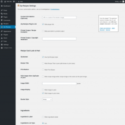 Page screenshot: Zip Recipes