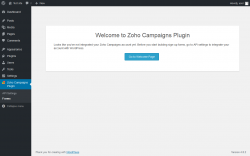 Page screenshot: Zoho Campaigns Plugin → Forms