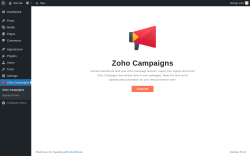 Page screenshot: Zoho Campaigns