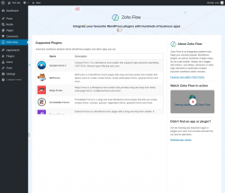 Page screenshot: Zoho Flow