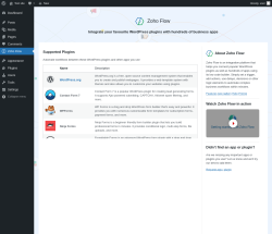 Page screenshot: Zoho Flow