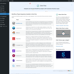 Page screenshot: Zoho Flow