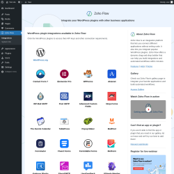 Page screenshot: Zoho Flow