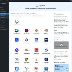 Page screenshot: Zoho Flow