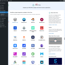 Page screenshot: Zoho Flow