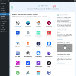 Page screenshot: Zoho Flow