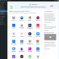 Page screenshot: Zoho Flow