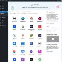 Page screenshot: Zoho Flow