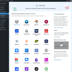 Page screenshot: Zoho Flow